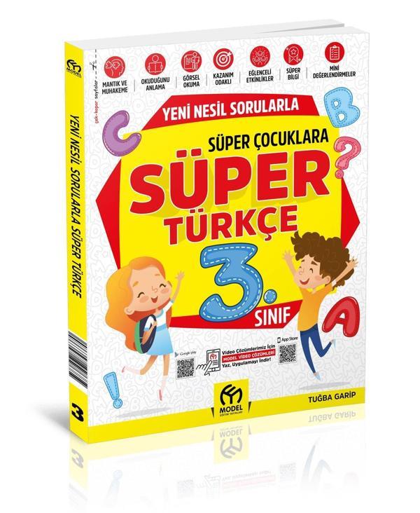 Model Yayınları 3. Sınıf Türkçe Süper Yeni Nesil Sorularla - Model Yayınları - Image 1