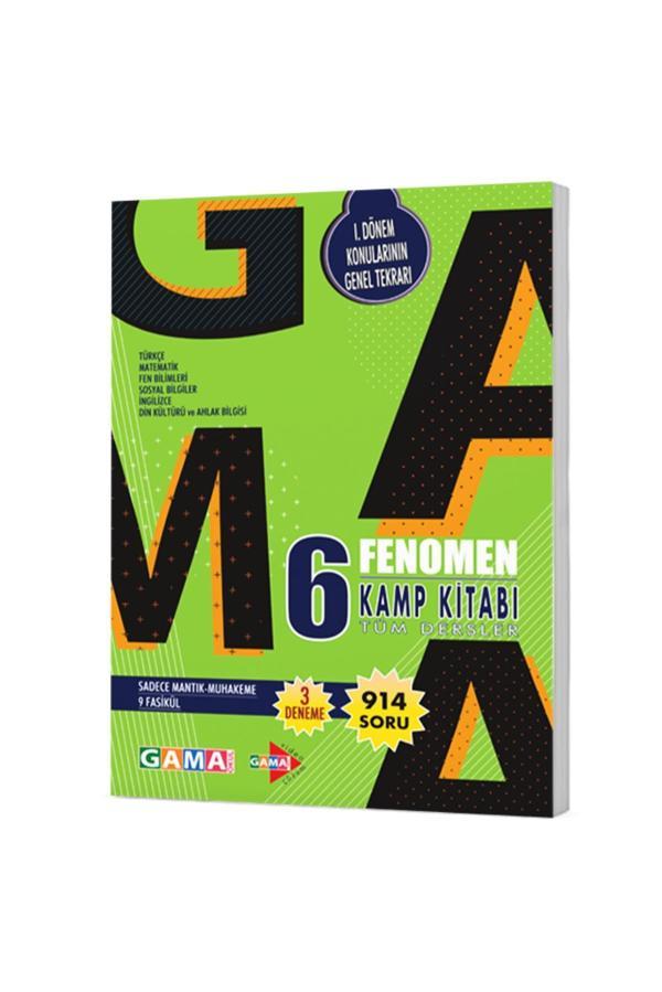 Gama Yayınları 6. Sınıf Tüm Dersler Fenomen 1.Dönem Kamp Kitabı  - Image 1