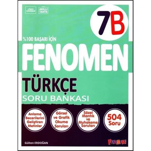 Gama Yayınları 7. Sınıf Fenomen Türkçe Soru Bankası(B) - Image 1