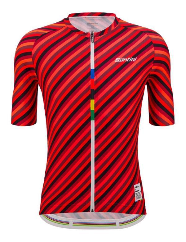 Santini UCI Imola 1968 Erkek Bisiklet Forması RE94075SIMOLA KIRMIZI-SİYAH-M - Image 1