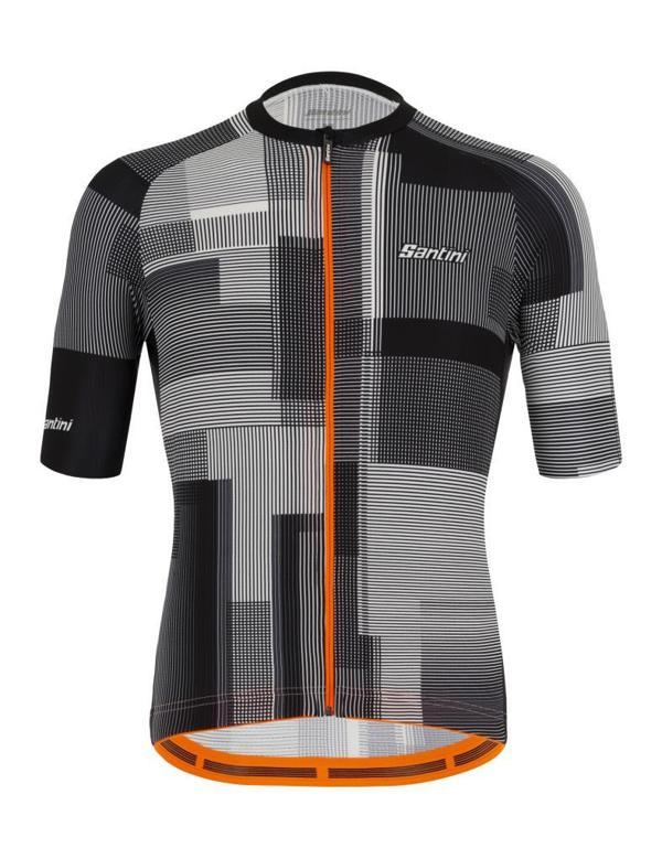 Santini Karma Kinetic Erkek Bisiklet Forması 2S94075KARMAKINE Beyaz-M - Image 1