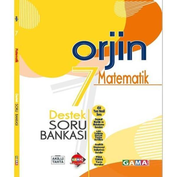 Gama Yayınları 7. Sınıf Orjin Matematik Destek Soru Bankası - Image 1
