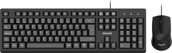 Phılıps Kablolu Klavye&mouse Set Spt6234 Siyah - Image 1