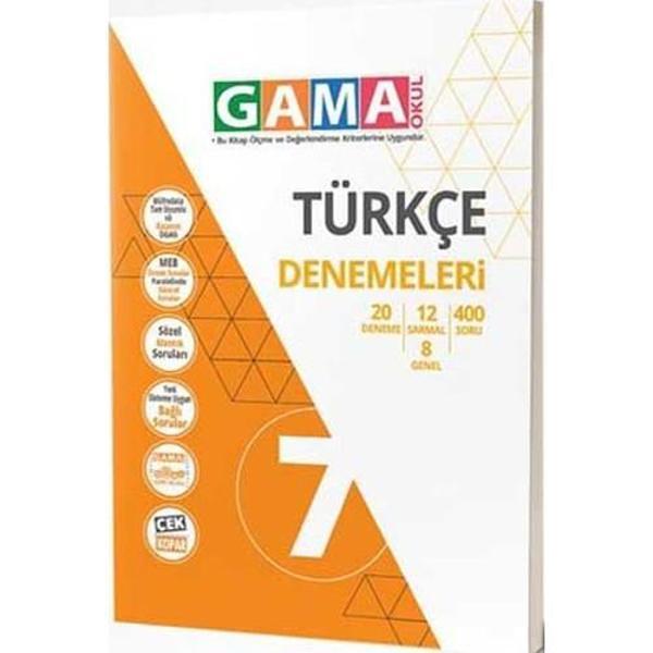 Gama Yayınları 7. Sınıf Orjin Türkçe 20 Deneme - Image 1