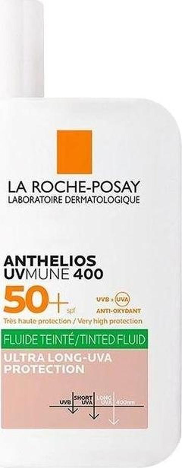 La Roche Posay Hassas Ciltleri Güneşin Zararlı Etkilerine Karşı Koruyan Renkli Akışkan Yüz Güneş Kremi 50Ml. - Image 1
