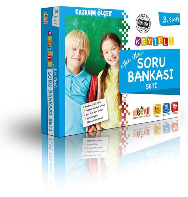 Key Yayınları 3. Sınıf Keyifli Yeni Nesil Soru Bankası Seti ( 5 Kitap )  - Key Yayınları - Image 1