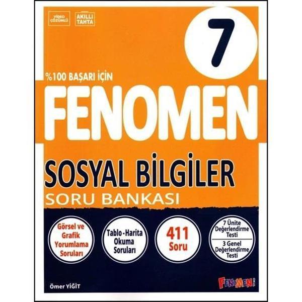 Gama Yayınları 7. Sınıf Sosyal Bilgiler Fenomen Soru Bankası - Image 1