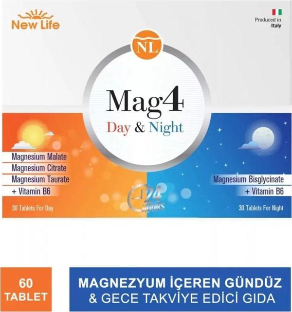 New Life Mag4 Day & Night 60 Tablet - Image 1