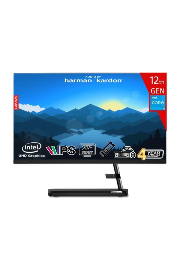 Lenovo İ5-12450H 32 Gb 1 Tb 27 Fhd Ips Freedos F0Gj012Atr-321 Klavye+Mouse Siyah - Image 1