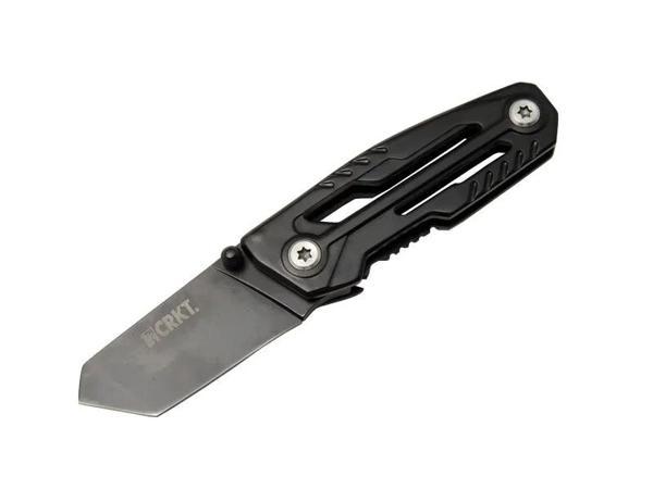 Crkt Trasher 1065bk Kamp Çakı 11,5 Cm - Siyah, Metal Sap - Image 1