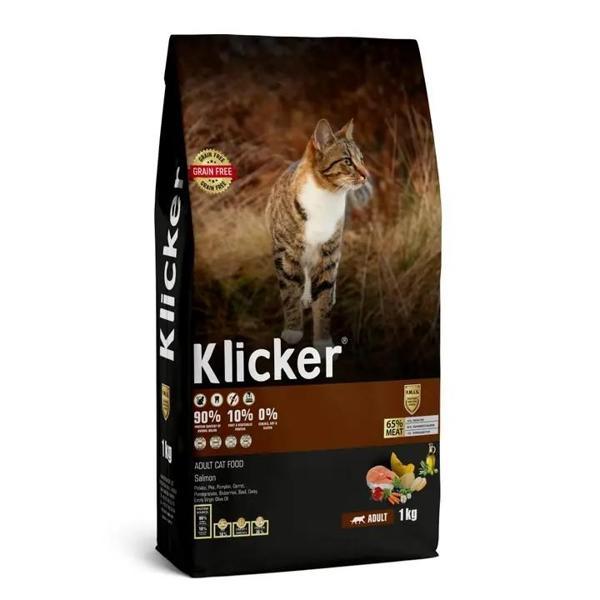 KLICKER YETİŞKİN KEDİ KURU MAMASI SOMONLU - Image 1