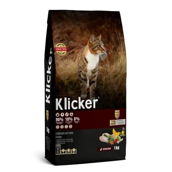 KLICKER STERİL YETİŞKİN KEDİ KURU MAMASI TAVUKLU - Image 1