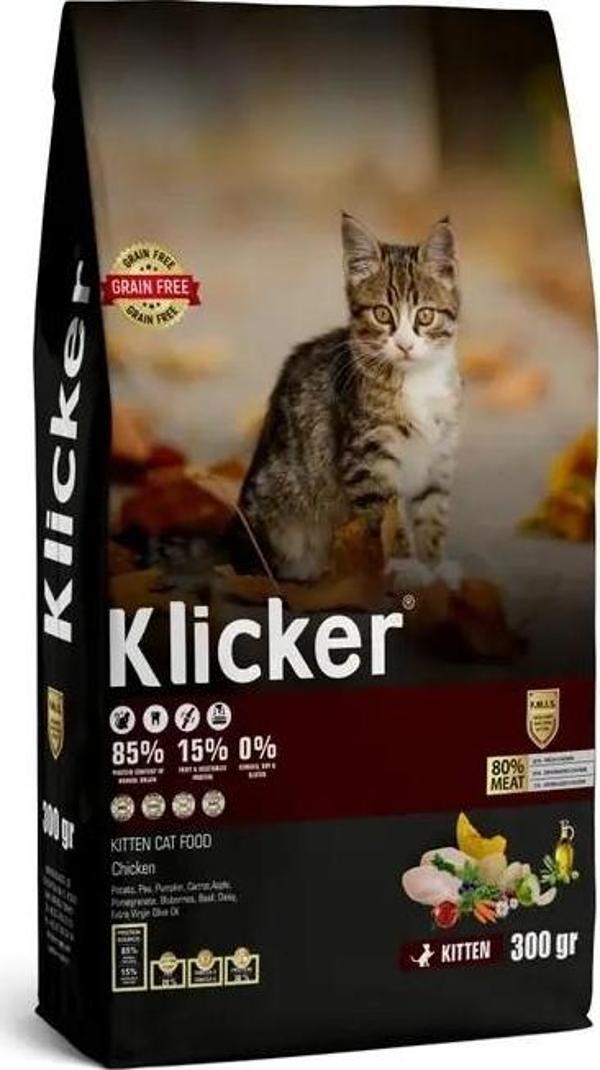 KLICKER YAVRU KEDİ KURU MAMASI TAVUKLU - Image 1