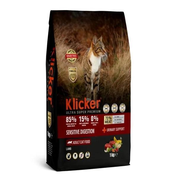 KLICKER YETİŞKİN KEDİ KURU MAMASI SENSITIVE KUZULU - Image 1