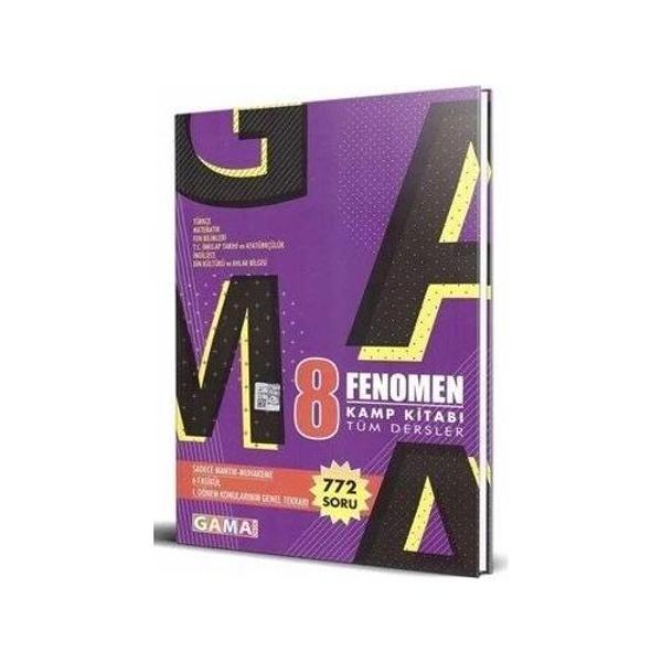 Gama Yayınları 8. Sınıf Fenomen Tüm Dersler Kamp Kitabı - Image 1