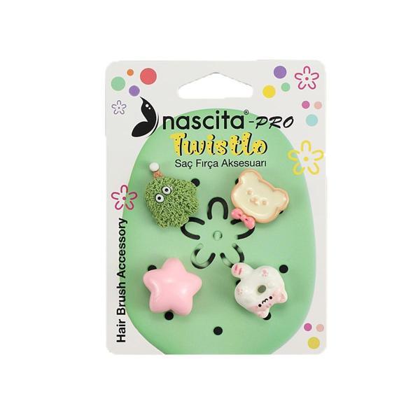 Nascita 4'Lü Twistlo Saç Fırça Aksesuarı - 01 - Image 1