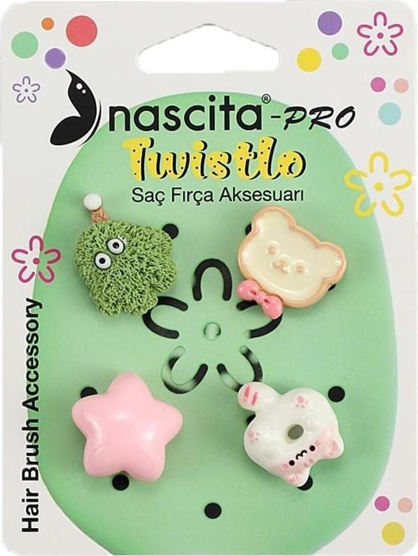 Nascita 4'Lü Twistlo Saç Fırça Aksesuarı - 01 - Image 1