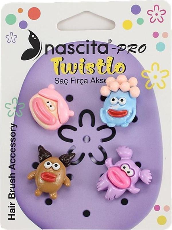 Nascita 4'Lü Twistlo Saç Fırça Aksesuarı - 03 - Image 1
