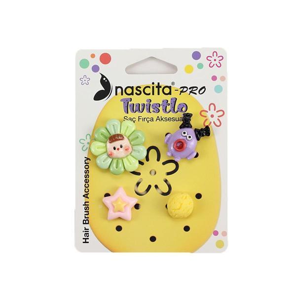 Nascita 4'Lü Twistlo Saç Fırça Aksesuarı - 05 - Image 1