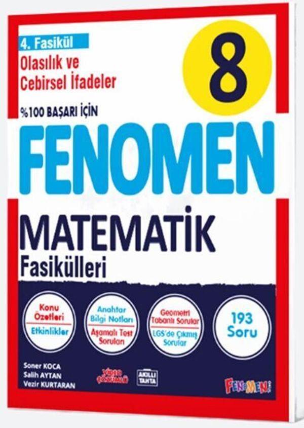 Gama Yayınları 8. Sınıf Matematik 4.Fasikül (Olasılık Ve Cebirsel İfadeler) - Image 1