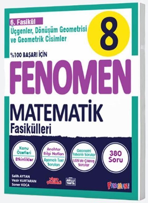 Gama Yayınları 8. Sınıf Matematik 6. Fasikül (Üçgen Dönüşüm Geometrisi Vegometrik Cisimler) - Image 1