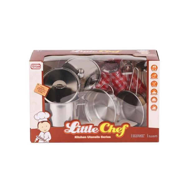 Nessiworld 668-C1 Küçük Şef Metal Tencere Seti -Toysan Oyuncak - Image 1