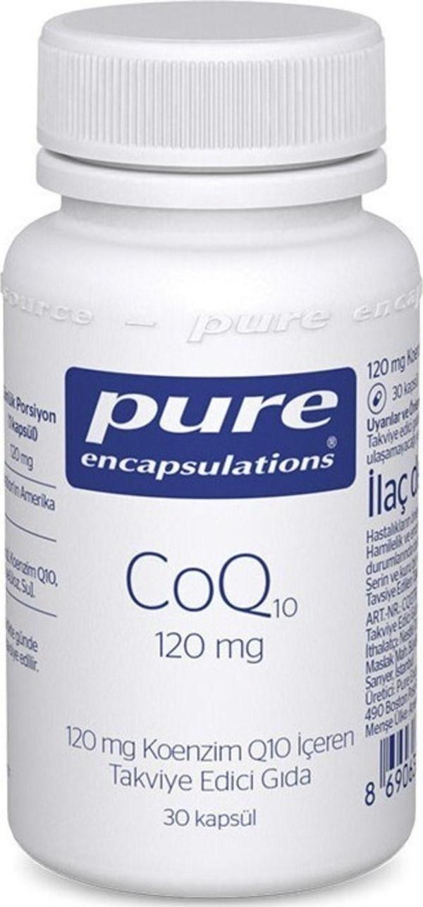  Pure Encapsulations  Coenzyme Q10 120 Mg 30 Kapsül - Image 1