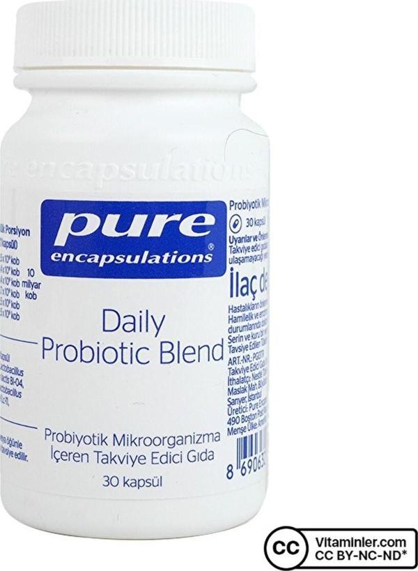  Pure Encapsulations Daily Probiotic Blend 30 Kapsül - Image 1