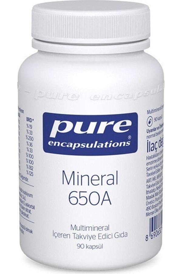  Pure Encapsulations Mineral 650a 90 Kapsül - Image 1