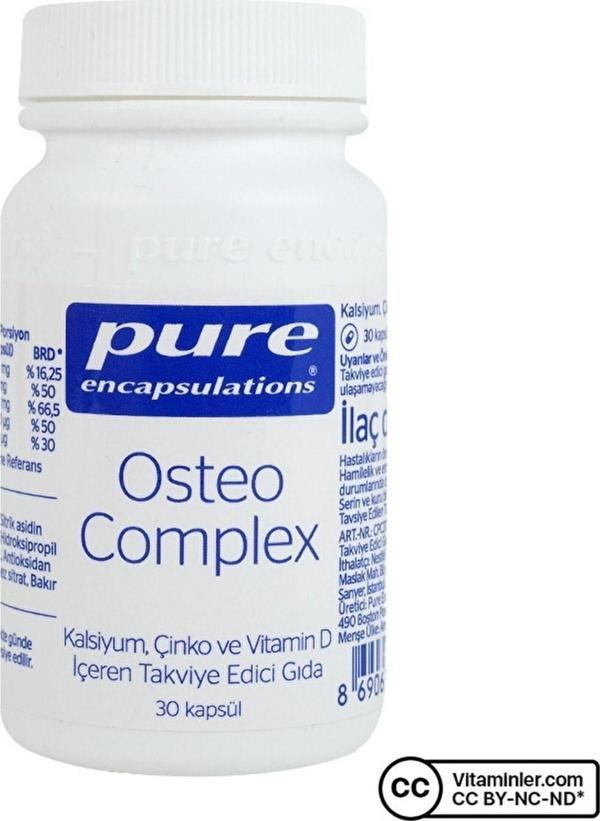 Pure Encapsulations Osteo Complex 30 Kapsül - Image 1