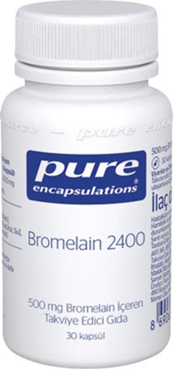  Pure Encapsulations Pure Bromelain 500 Mg 30 Kapsül - Image 1