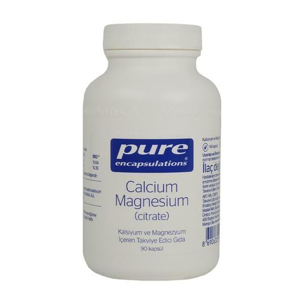 Pure Encapsulations Calcium Magnesium (Citrate) 90 Kapsül - Image 1