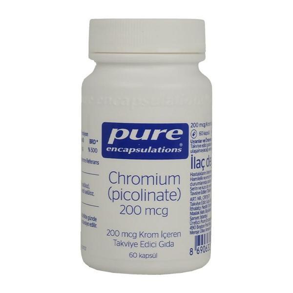 Pure Encapsulations Chromium Picolinate 200 Mcg 60 Kapsül - Image 1
