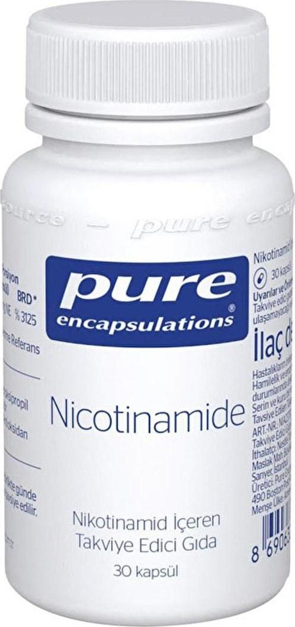 Pure Encapsulations Nicotinamide 30 Kapsül - Image 1
