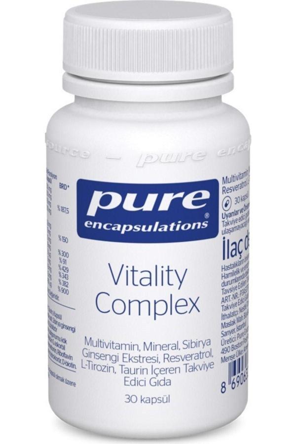 Pure Encapsulations Vitality Complex 30 Kapsül - Image 1