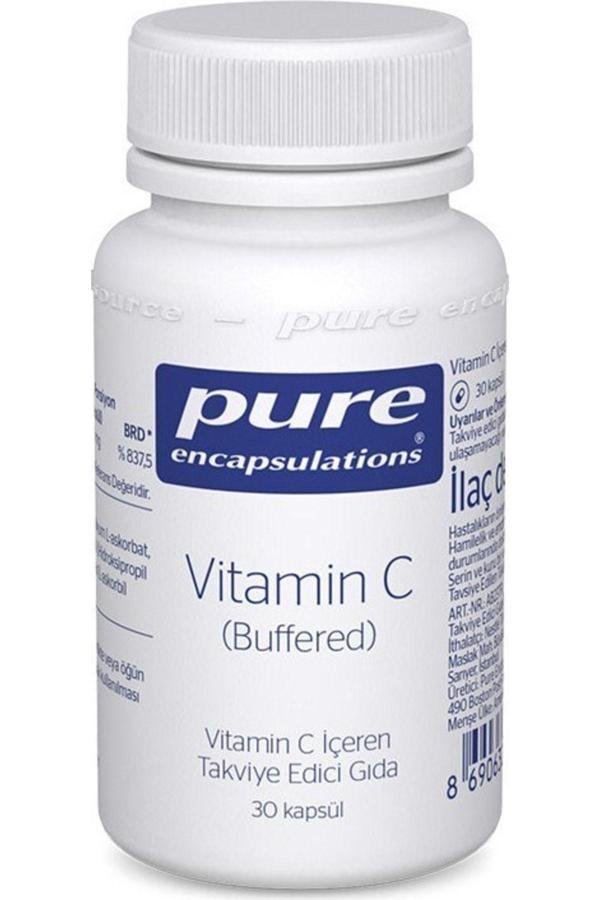 Pure Encapsulations Vitamin C Buffered 30 Kapsül - Image 1