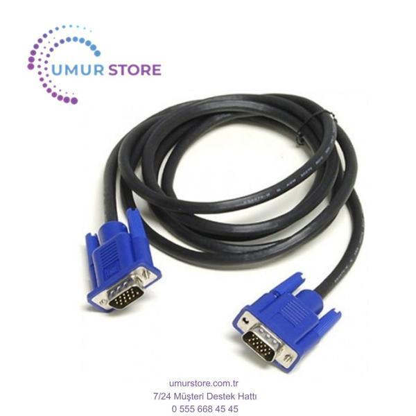 4K Destekli Çift Filtreli 5 Metre Vga Kablosu Ekran Lcd Monitör Projeksiyon Bağlantı Kablosu - Image 1
