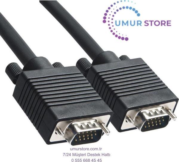 5m Ferrit Core EMI/RFI Filtreli VGA Monitör Kablosu - Image 1