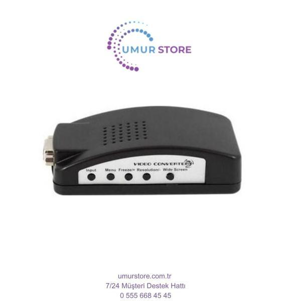 Bnc VGA Çevirici Svideo VGA Çevirici S-Video VGA Çevirici Bnc VGA Dönüştürücü - Image 1