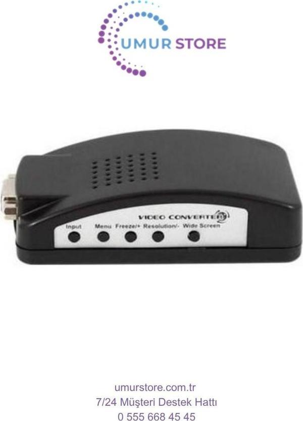 Bnc VGA Çevirici Svideo VGA Çevirici S-Video VGA Çevirici Bnc VGA Dönüştürücü - Image 1
