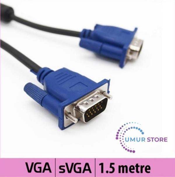 Vga / Svga 15Pin Monitor Kablosu - 1,5M - Image 1
