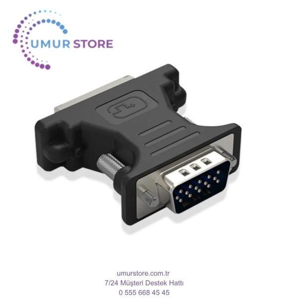 VGA DVI Çevirici VGA Erkek DVI Dişi 15 Pin VGA Erkek 24+5 Dişi DVI Çevirici - Image 1