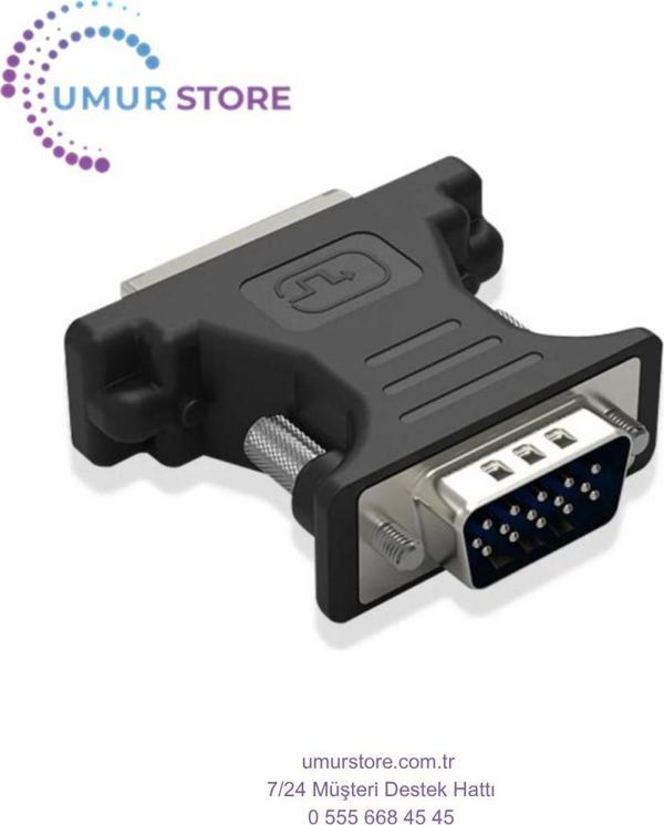 VGA DVI Çevirici VGA Erkek DVI Dişi 15 Pin VGA Erkek 24+5 Dişi DVI Çevirici - Image 1