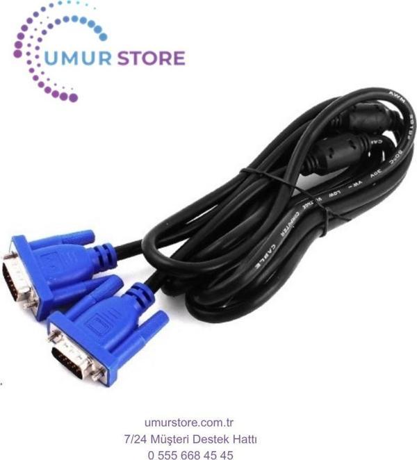 Vga Mönitor Ekran Data Kablosu Fitreli 1.5 Metre - Image 1