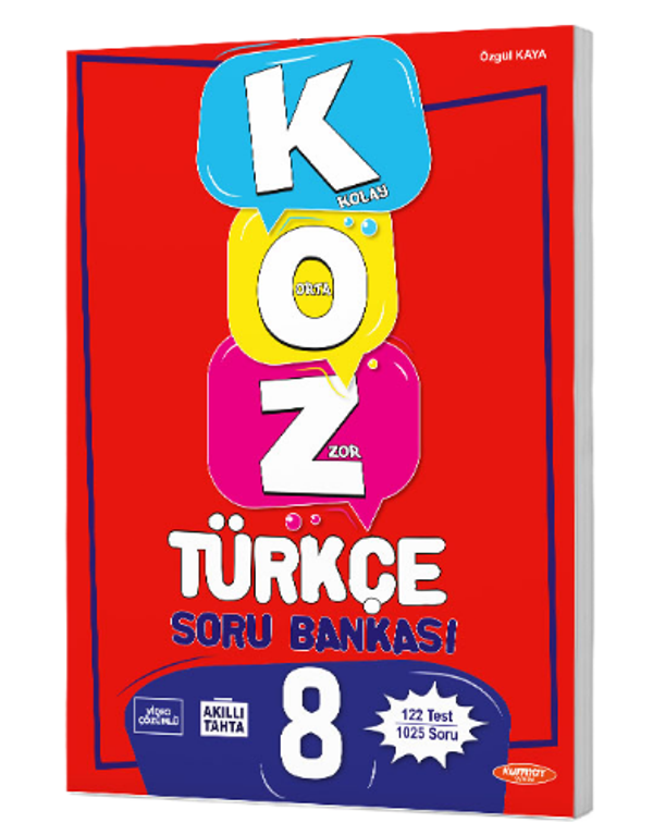 Kurmay Yayınları 8. Sınıf Türkçe Koz Soru Bankası - Kurmay Yayınları - Image 1