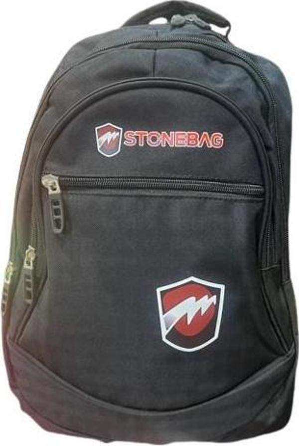 NK Stonebag Laptop Bölmeli Günlük Kumaş Sırt Çantası - Image 1
