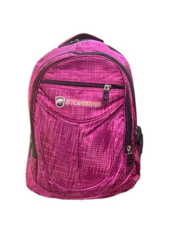NK Stonebag Laptop Bölmeli Günlük Kumaş Sırt Çantası - Image 1
