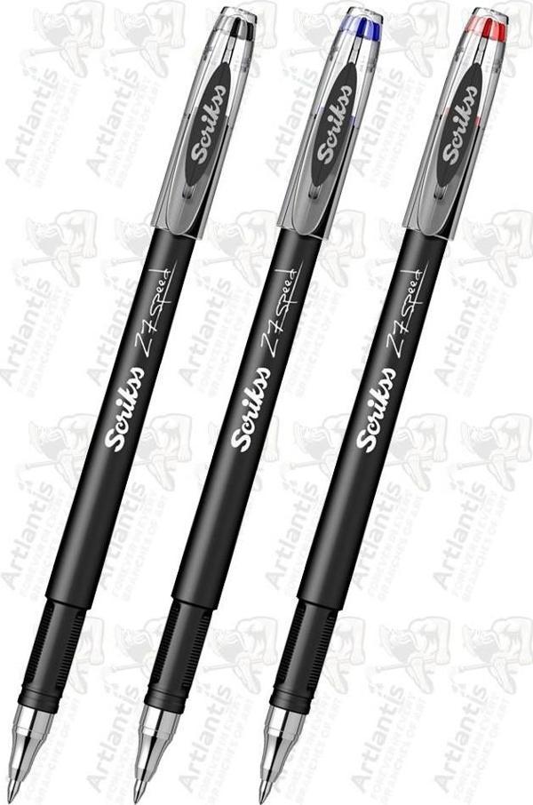 Siyah Mavi Kırmızı Pilot Kalem Speed 27 3 Adet Scrikss Pilot Kalem 0.7 mm Roller Uçlu Pilot Kalem İnce Uçlu Likit - Image 1
