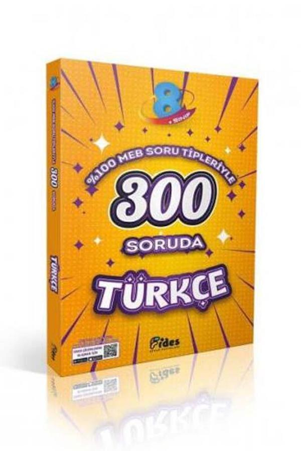 Fides Yayınları 8. Sınıf Türkçe 300 Soruda - Fides Yayınları - Image 1