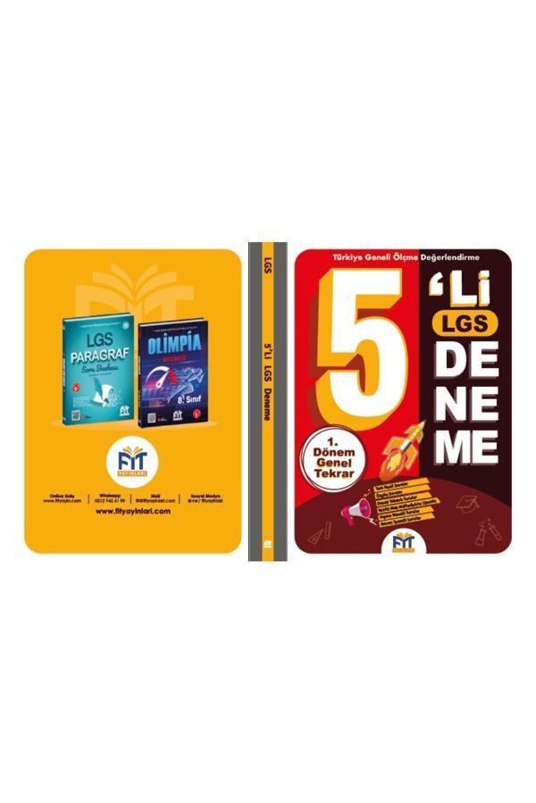 Fit Yayınları 8. Sınıf LGS 5 li Deneme - Fit Yayınları - Image 1